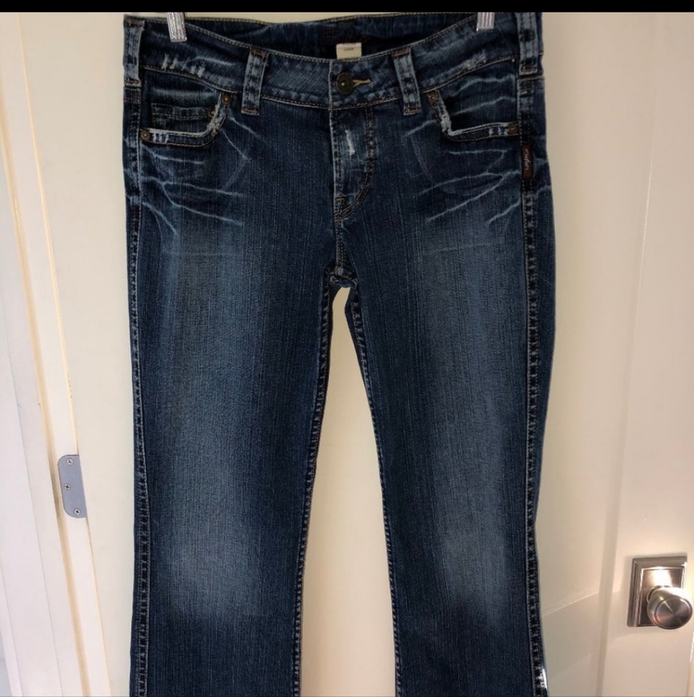 Silver Twisted Jeans 31/35
